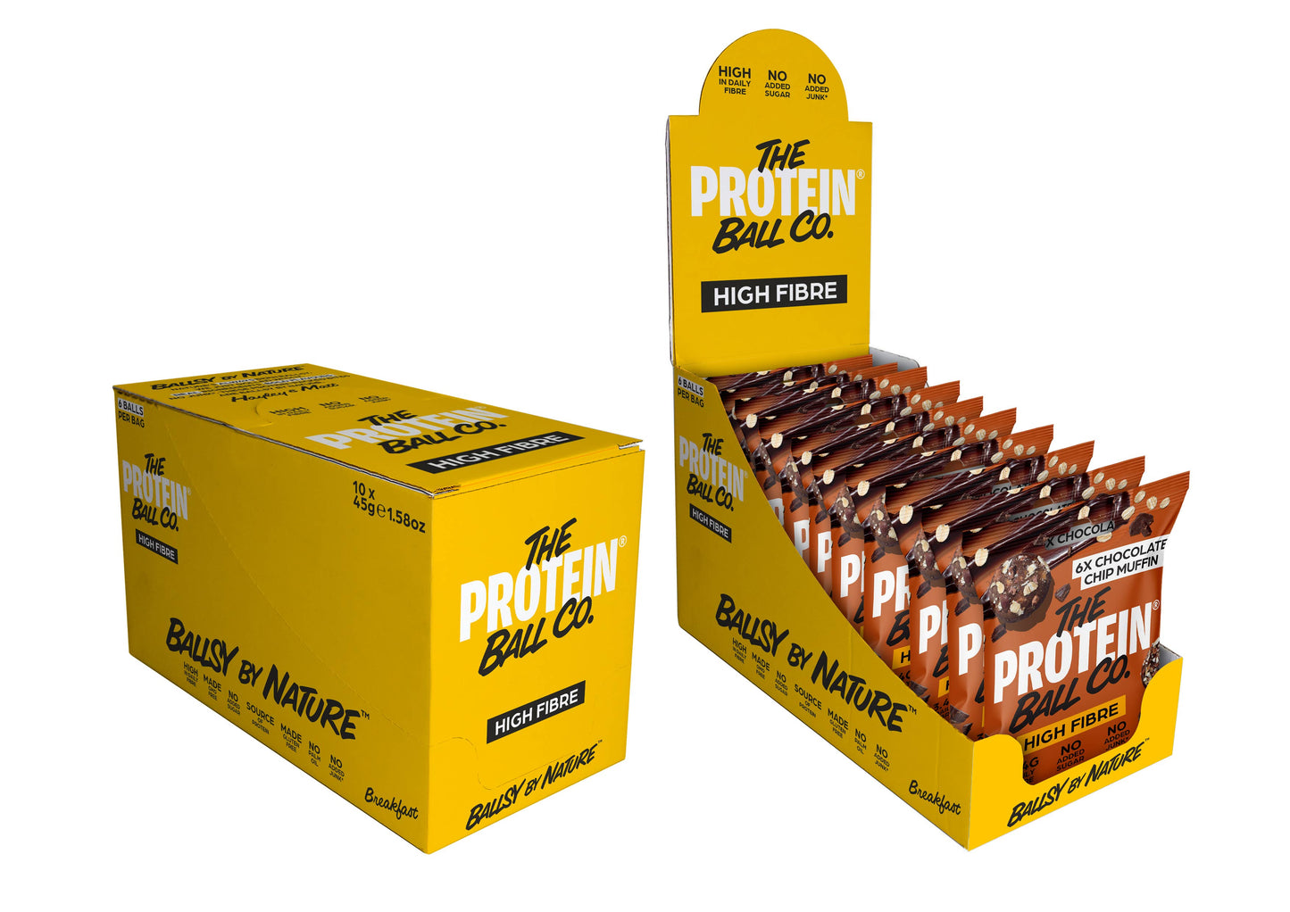 CHOCOLATE CHIP MUFFIN - High Fibre - Breakfas 45g