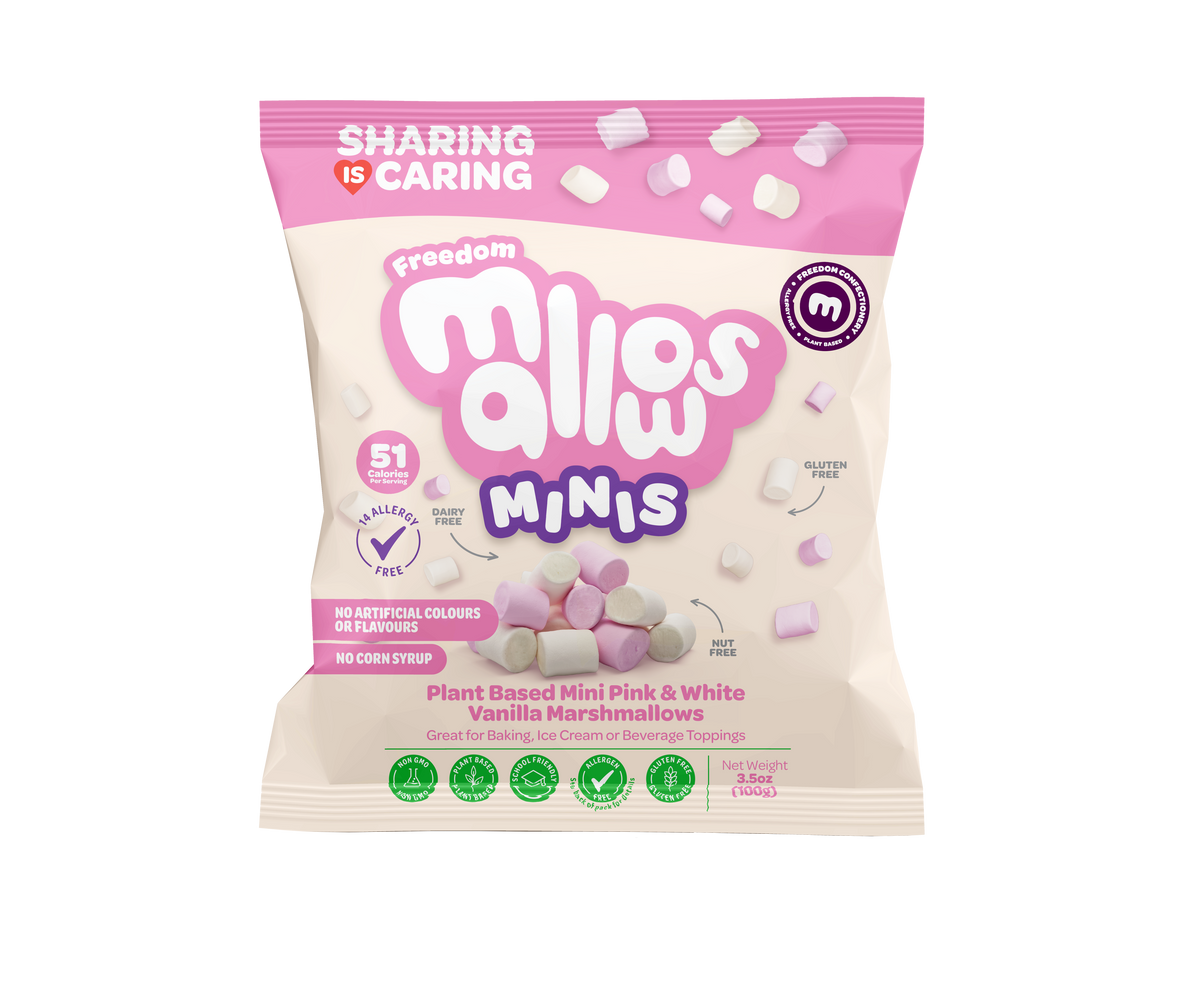Freedom Vegan Mini Mallows - Top 14 Allergy free (100g)