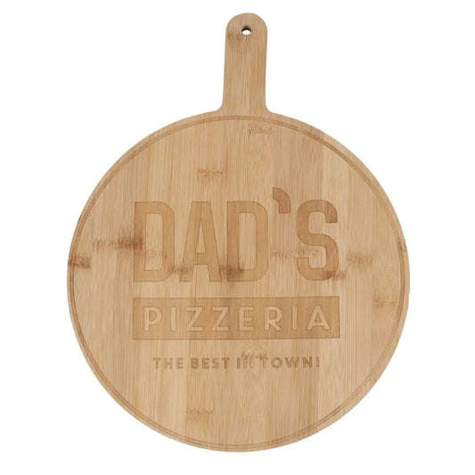 Dad’s Pizzeria Wooden Pizza Board - Dad can now proudly