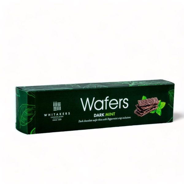 Whitakers Dark Chocolate Mint Wafer Thins  175g  in stock  gluten free - 2 left in stock