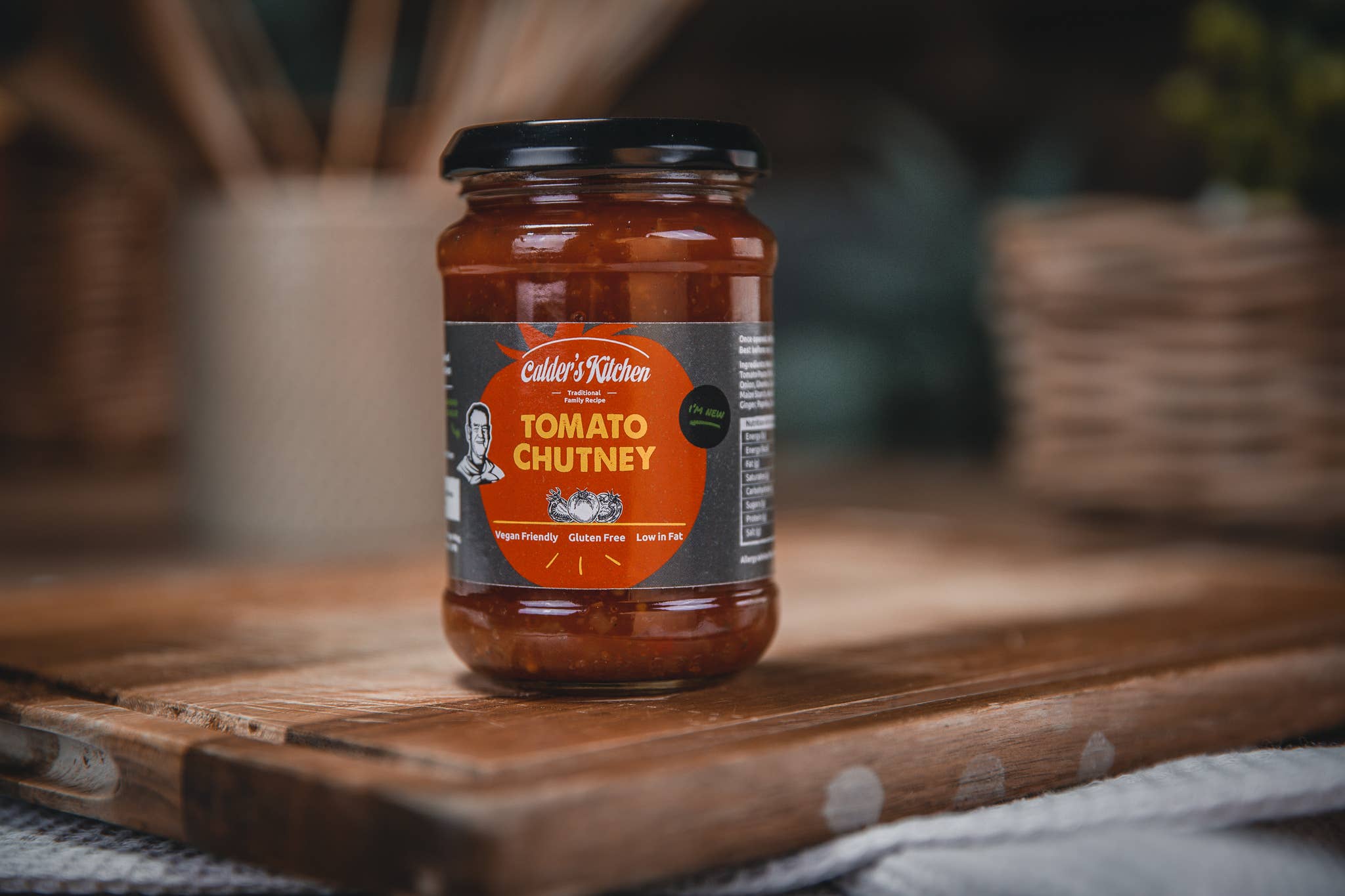 Calder's Kitchen Tomato Chutney (Gluten Free, Vegan) 285 g jar