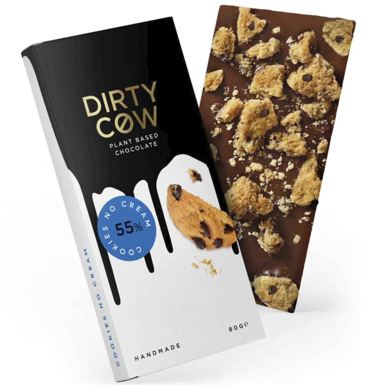 Dirty Cow COOKIES NO CREAM - vegan chocolate Brand Dirty Cow