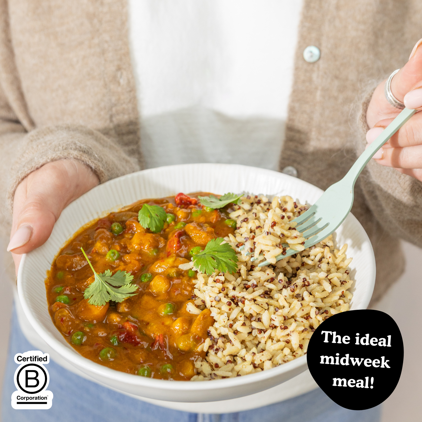 Chip Shop Curry Bowl - 275g - Vegan Meal