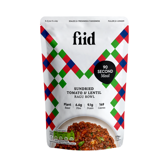 Tomato & Lentil Ragu Bowl - 275g - Vegan Meal
