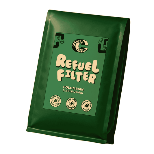 Coffee Refuel Filter Fresh Roasted Colombian Beans  350 g