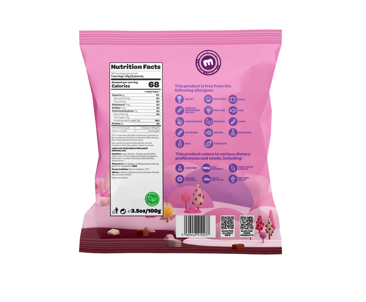 Freedom Vegantic Mallows-Top 14 Allergy free