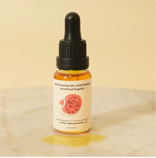 100% Organic Cold-Pressed Rose Hip Seed Oil