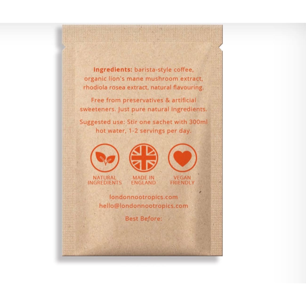 Flow Lion’s Mane Mushroom Coffee - 12 Sachets Flow Coffee -
