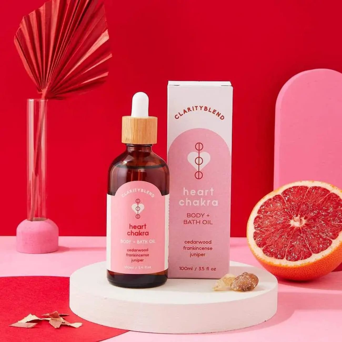 HEART CHAKRA BODY & BATH OIL Rock Chocs 