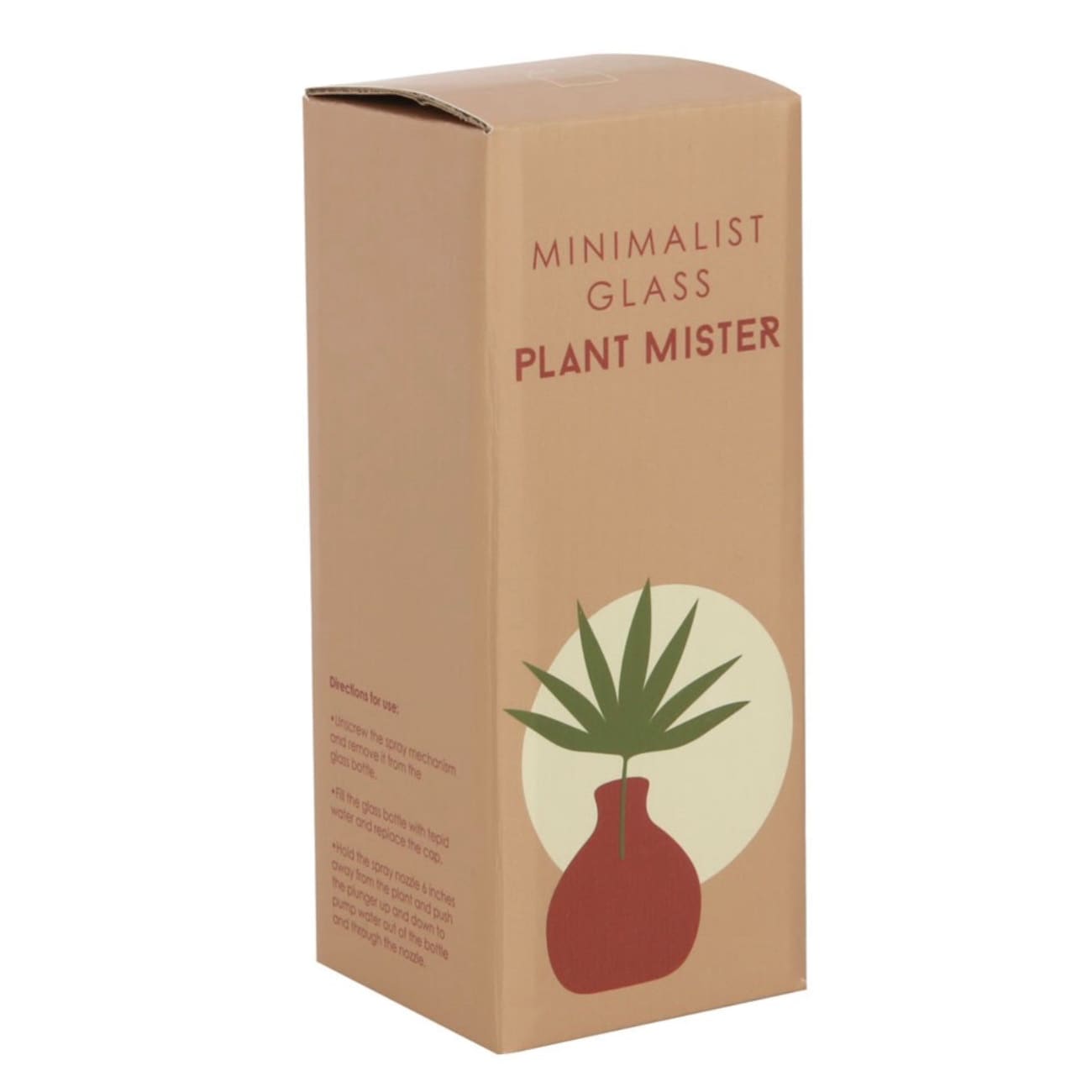 PINK MINIMALIST GLASS PLANT MISTER - PINK MINIMALIST GLASS