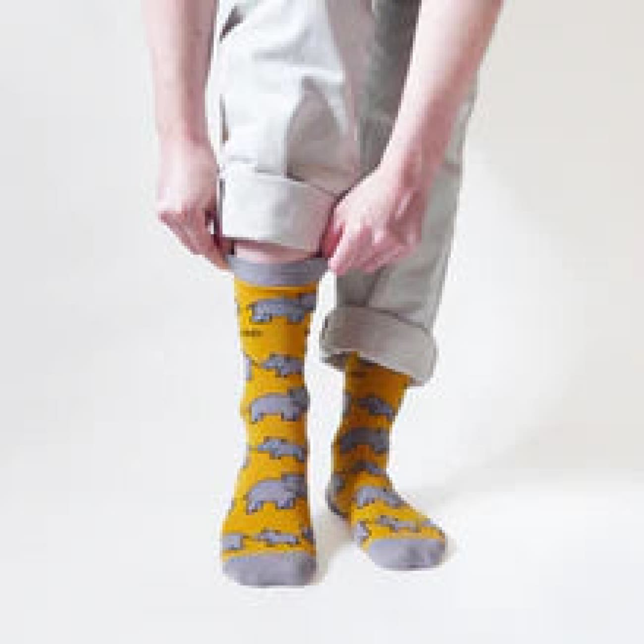 Save the Rhinos Bamboo Socks - bamboo sock Brand Bare Kind