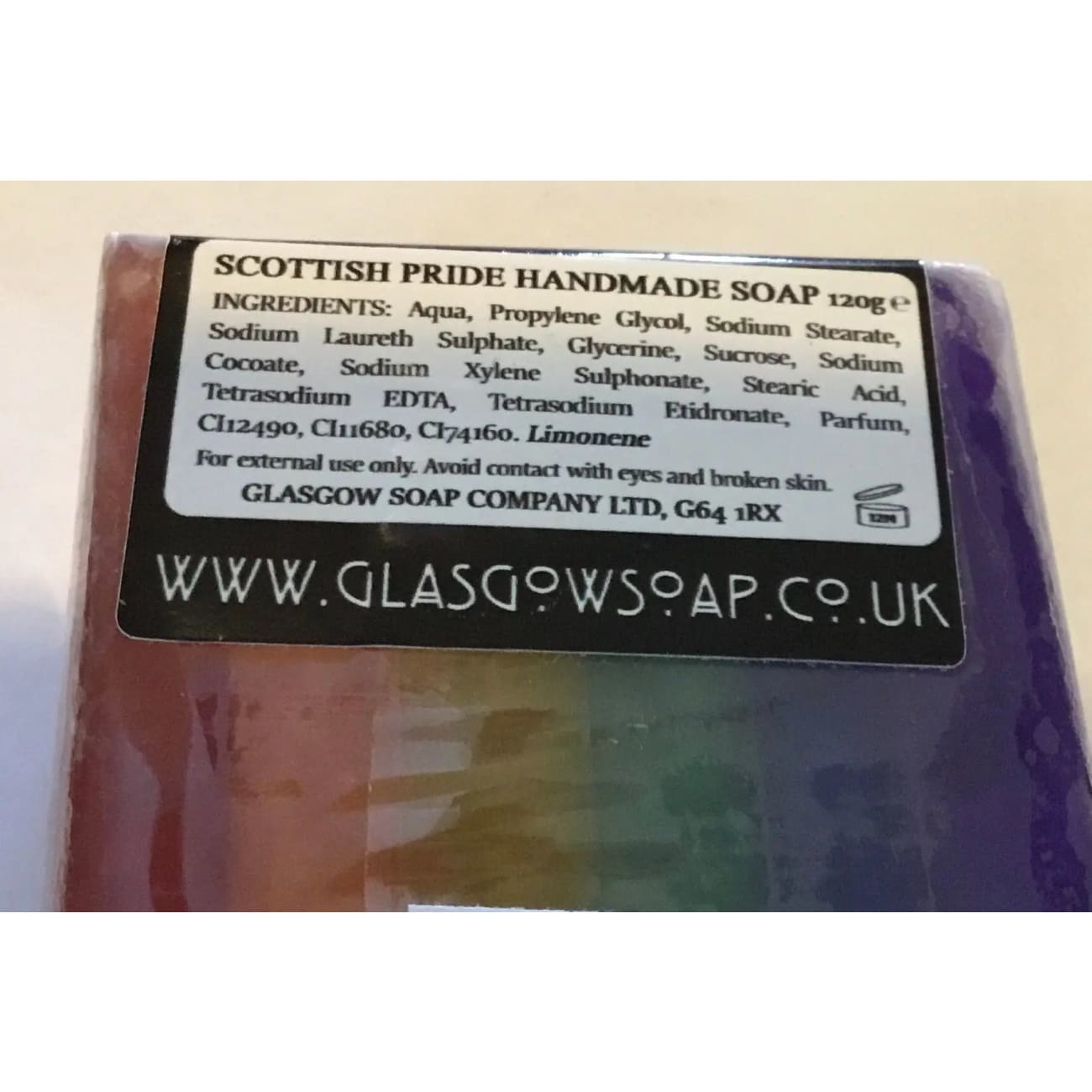 Scottish Pride Handmade Soap Rock Chocs 