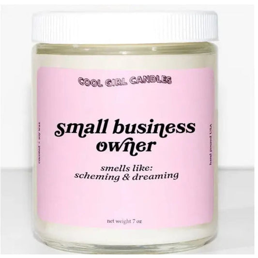 Small Business Owner Candle cotton and Vanilla Rock Chocs 