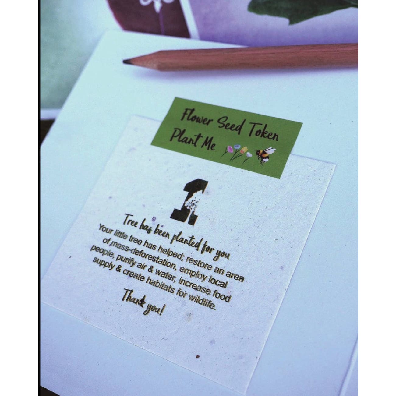 Vegan Card, Eco Friendly, Plantable Seed Gift, Vegan Mother. Rock Chocs 