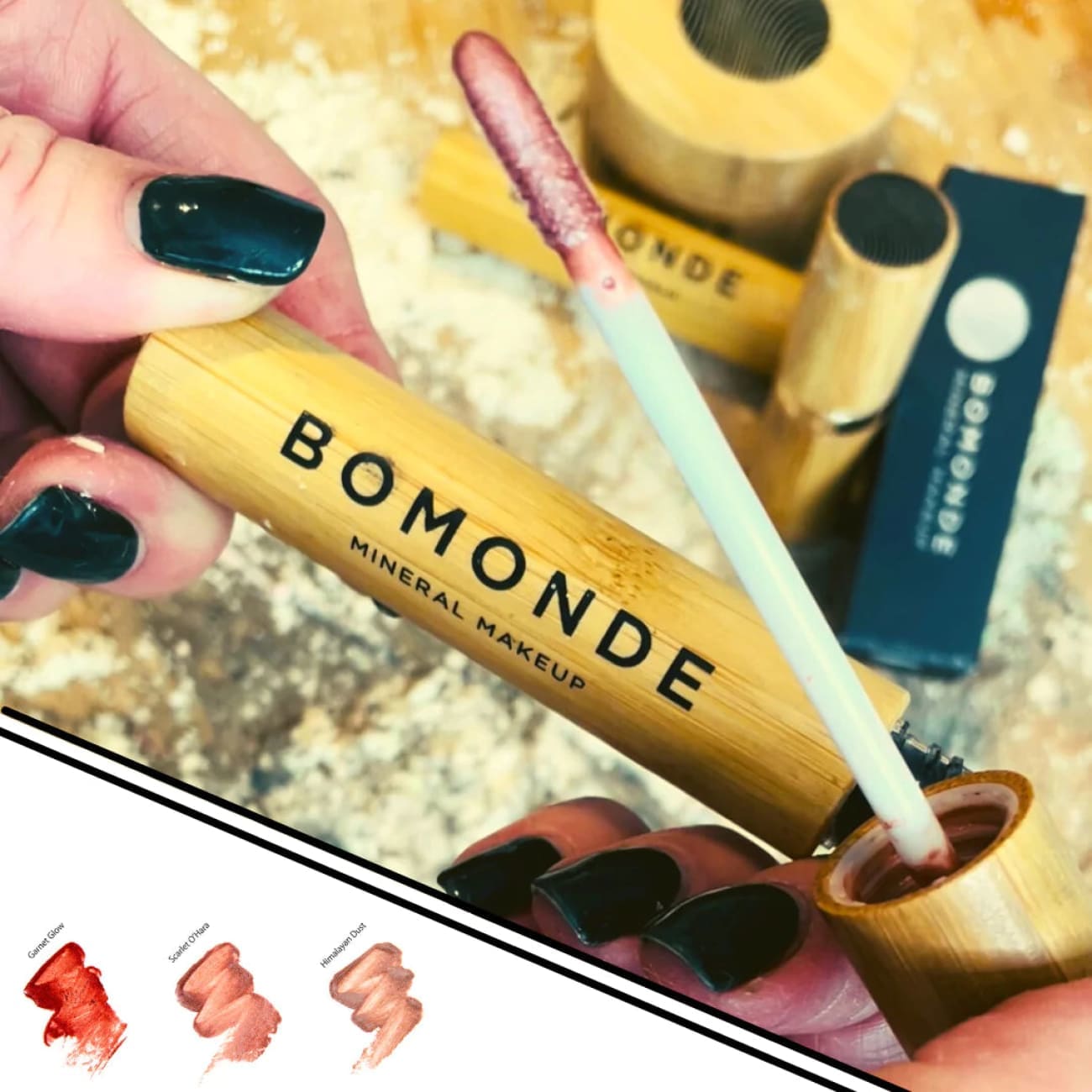 Vegan Mineral Lipgloss - 100% Natural Makeup Rock Chocs 