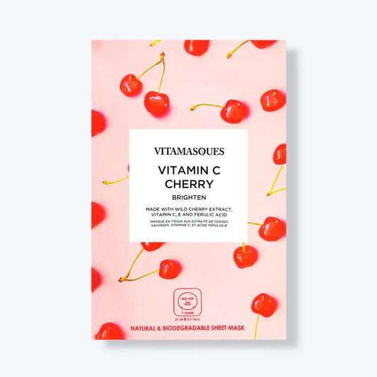 Vitamin C Cherry Face Sheet Mask Rock Chocs 