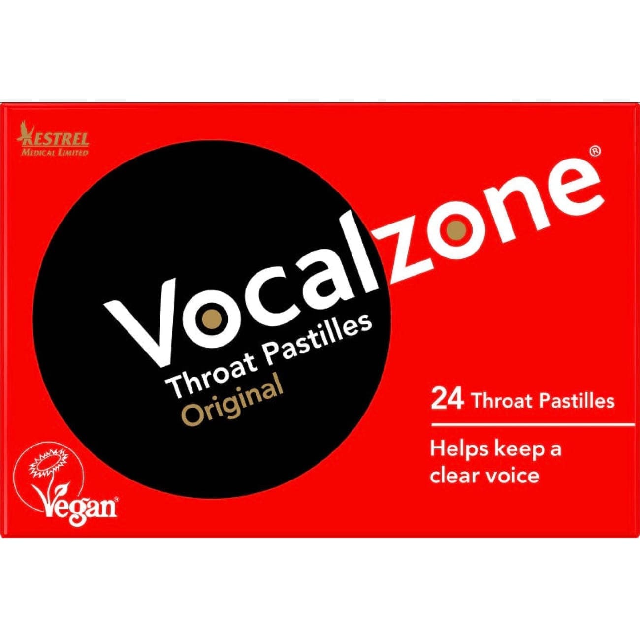 Vocalzone Throat Pastilles Rock Chocs 