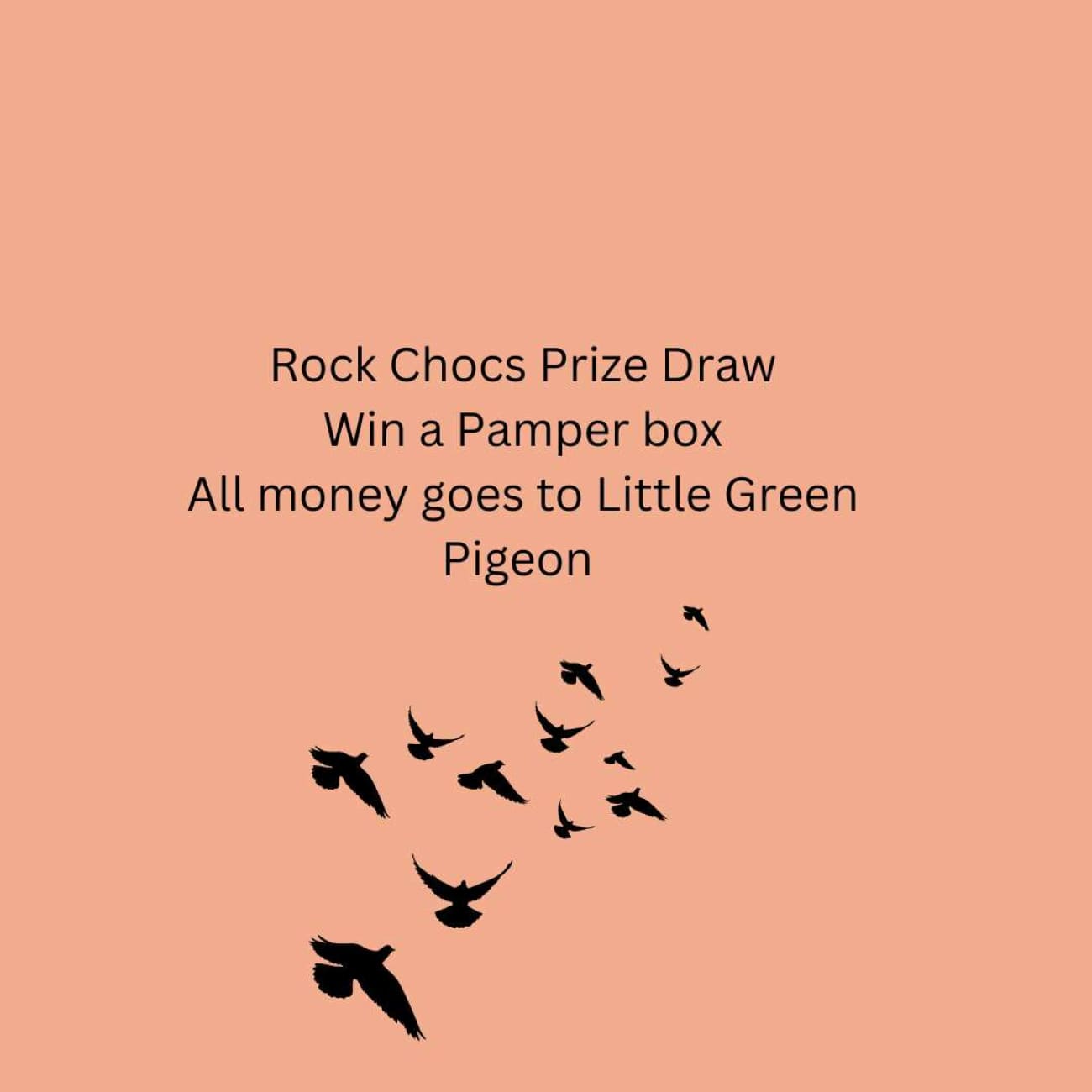 Win a pamper box raffle in aid of Little Green Pigeon - All