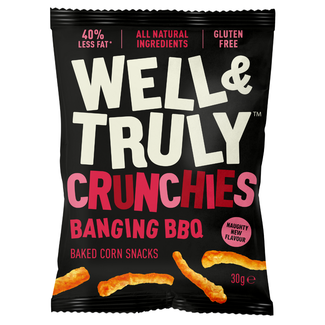 Crunchies Banging BBQ 30g: Vegan, Gluten Free